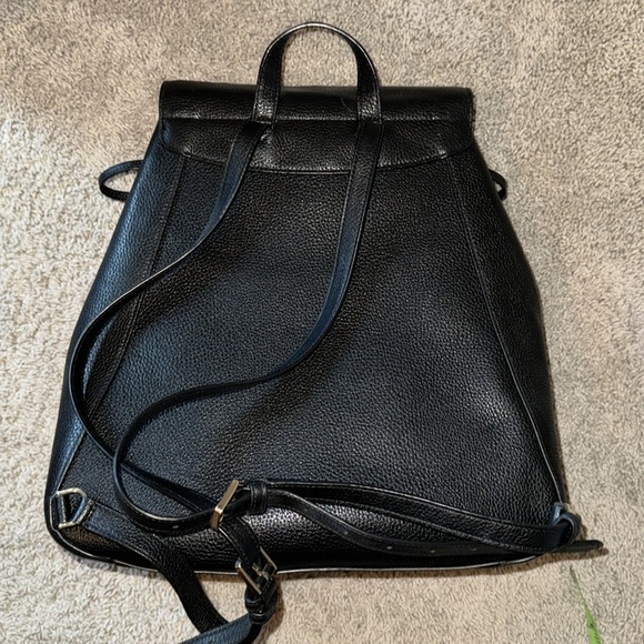 Kate Spade Black Leather Backpack - Picture 4 of 5
